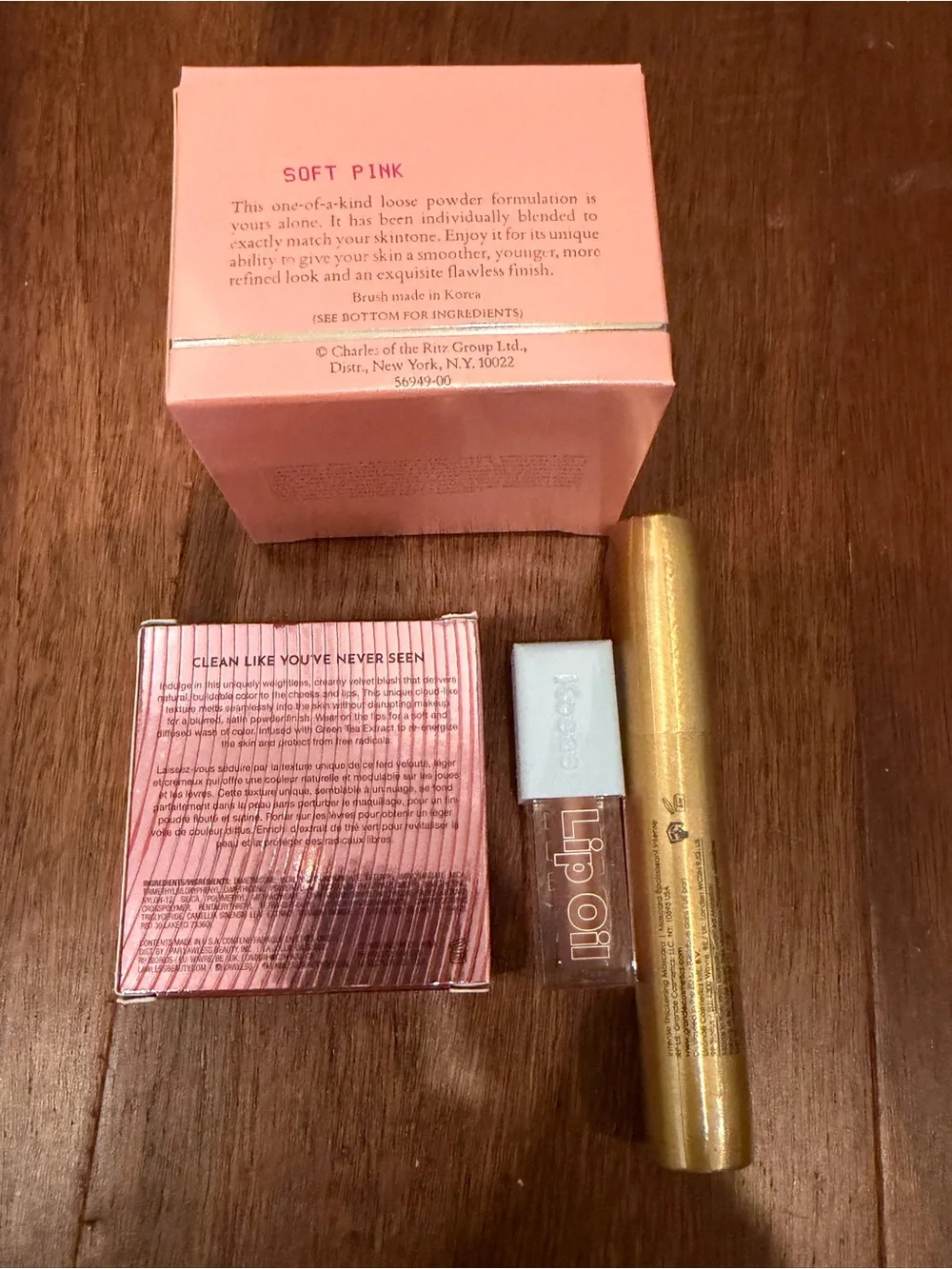 Lawless Cream Blush, Charles of the ritz face powder, grande mascara, kosas